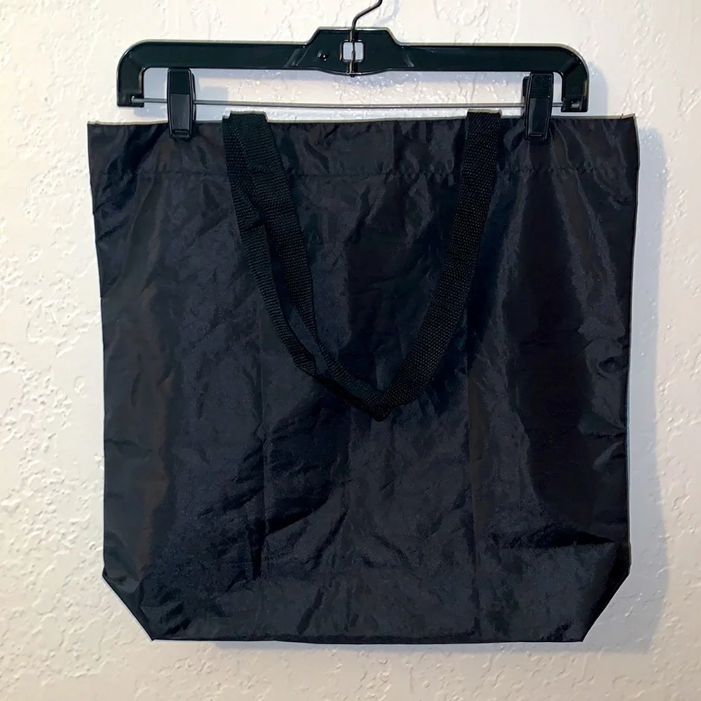 Norman Rockwell Tote Walking to School Scholarly Pace Nylon Blue Black NWOT